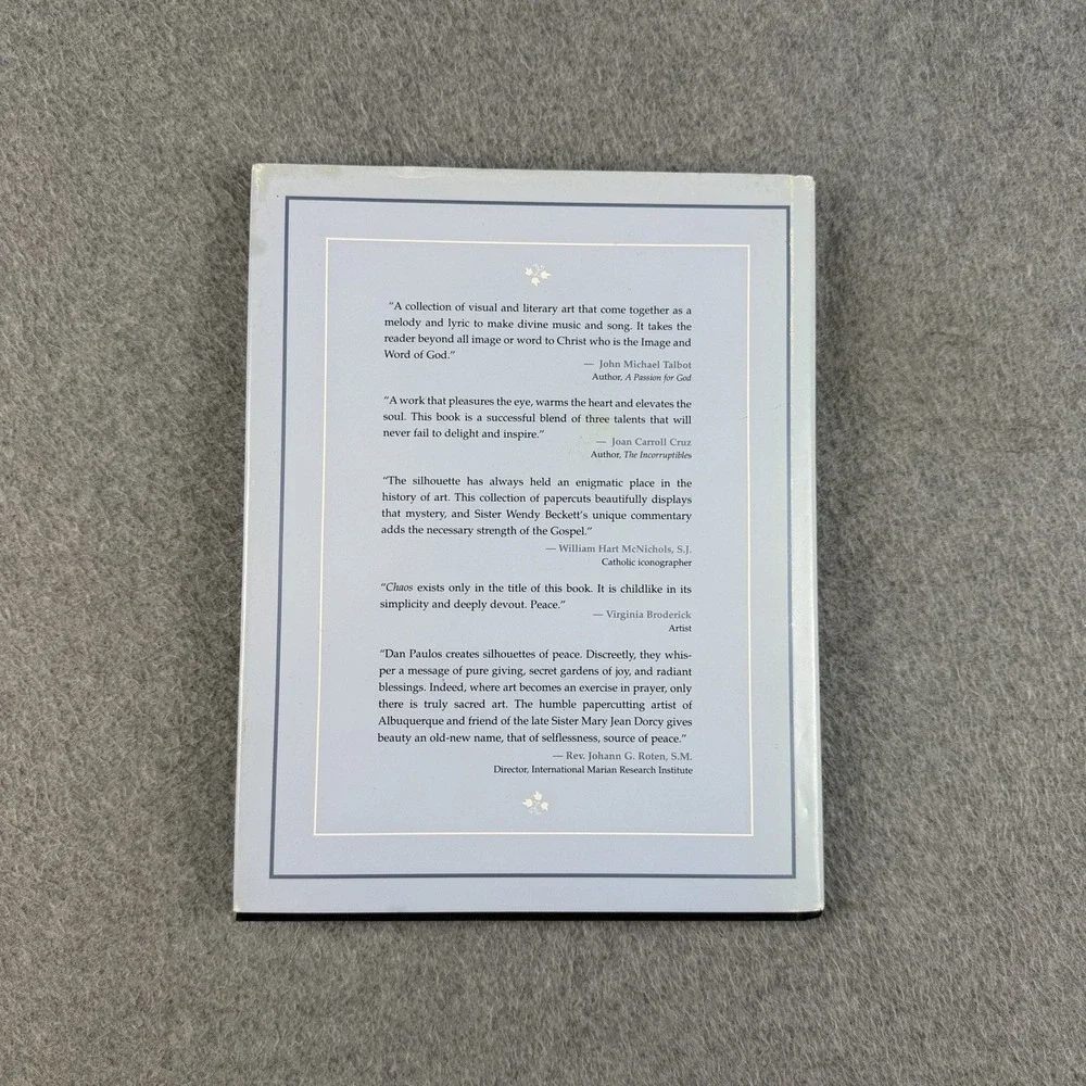 In The Midst of Chaos Peace Sister Wendy Beckett Ignatius Press 1st Print 1999